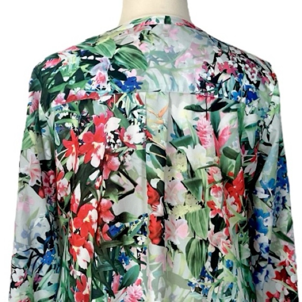 Talbots Plus Top Popover Split Button Neck Tunic … - image 8